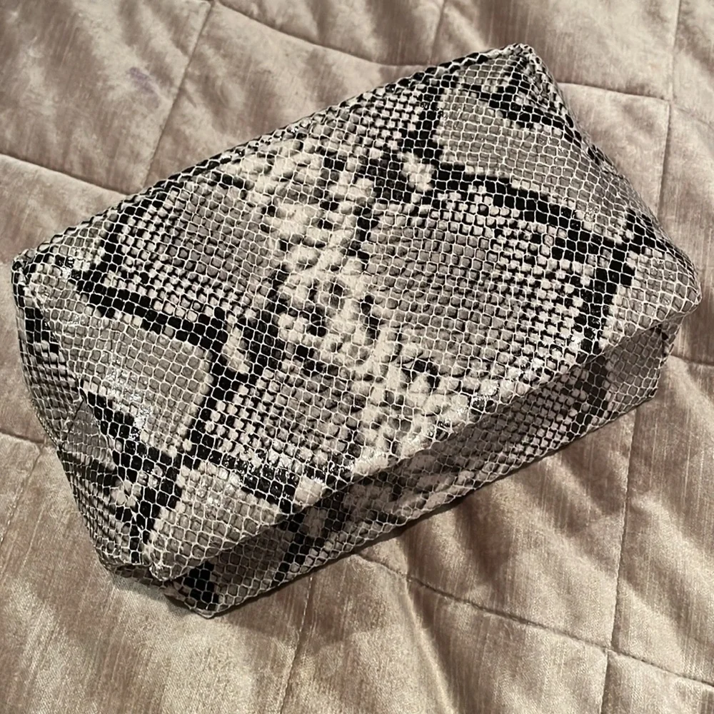 Tarte Cosmetics Faux Snakeskin Makeup Cosmetics Travel Bag